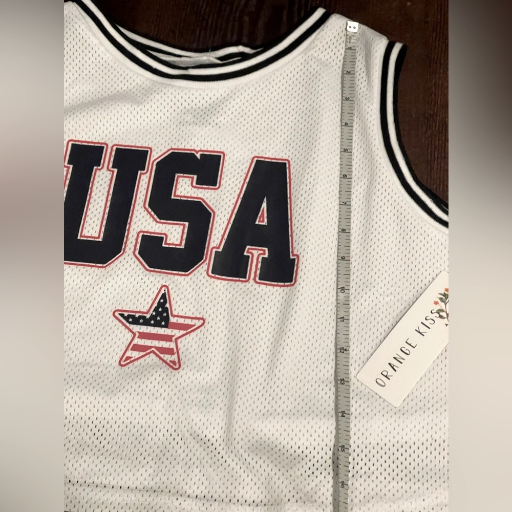 NWT USA 🇺🇸 Cropped Jersey Size XL - Picture 4 of 8